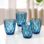 Blue Glassware Set of 4