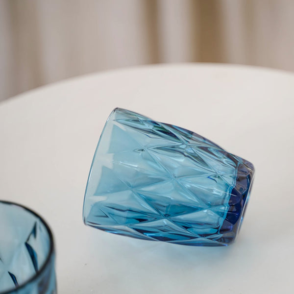 Blue Glassware Set of 4