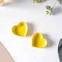 Heart Plate Set of 2 - Serving plate, small plate, snacks plates | Plates for dining table & home decor