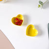 Heart Plate Set of 2 - Serving plate, small plate, snacks plates | Plates for dining table & home decor