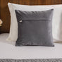 Velvet Cushion Cover & Bed Runner Set Of 3 Grey