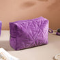 Plum Purple Cosmetic Bag Set Of 3