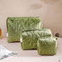 Sage Green Cosmetic Bag Set Of 3