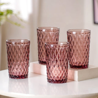Mauve Orchid Water Cup Set of 4