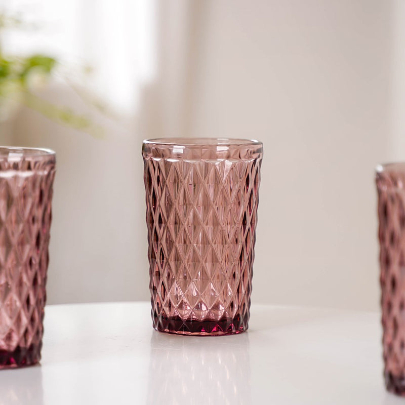 Mauve Orchid Water Cup Set of 4