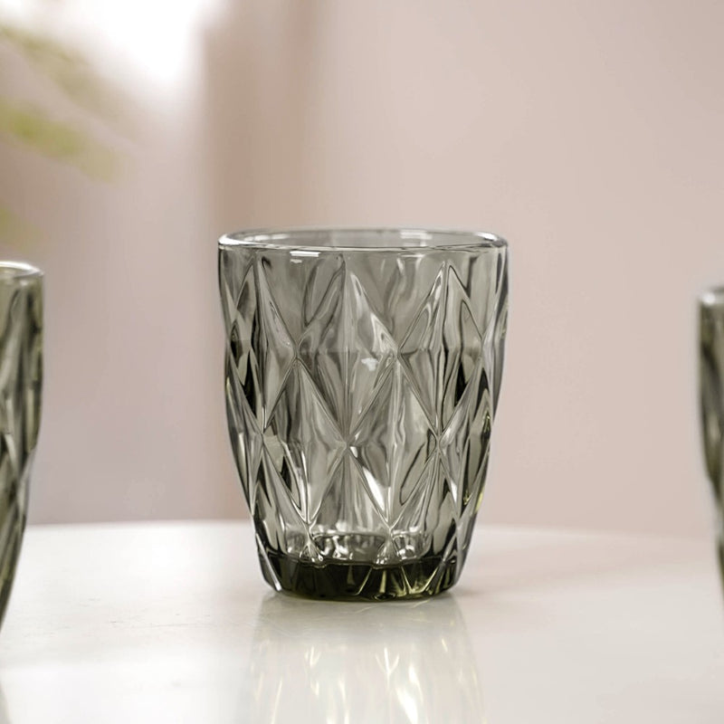 Embossed Drinkware Set of 4