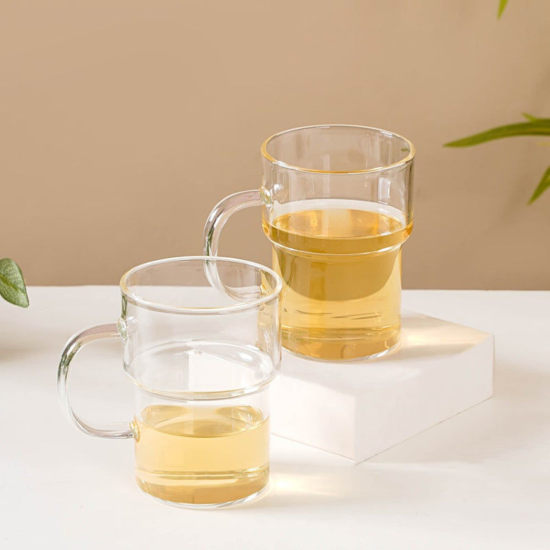 Raksha Bandhan Glass Mugs Hamper For Him & Her Set Of 4