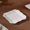 Riona Ceramic Vintage Platter White 8 Inch - Ceramic platter, serving platter, fruit platter | Plates for dining table & home decor