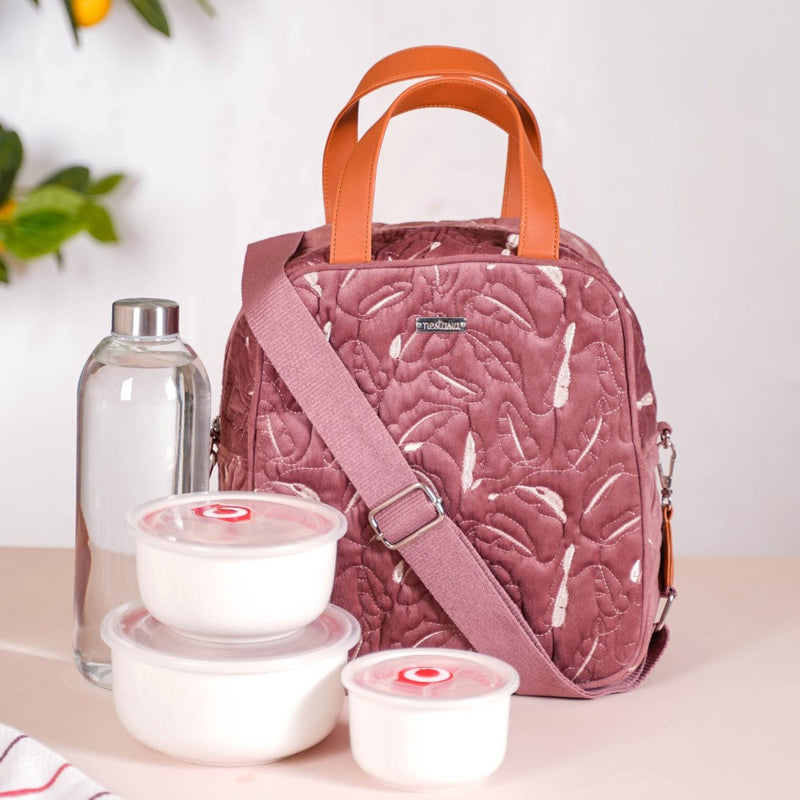 Thermal Lunch Bag For Office Pink