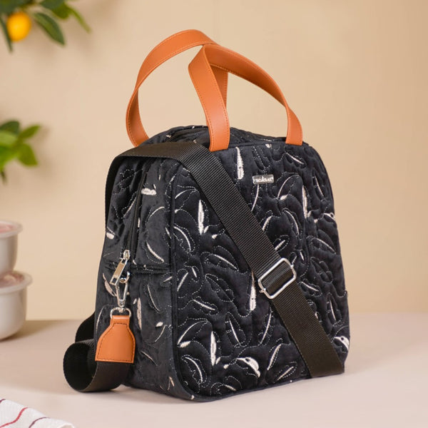 Thermal Insulated Lunch Bag Black