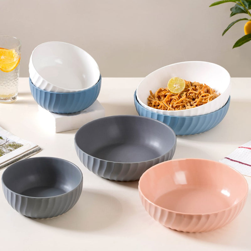 Bowl Ceramic - Bowl, ceramic bowl, serving bowls, noodle bowl, salad bowls, bowl for snacks, large serving bowl | Bowls for dining table & home decor