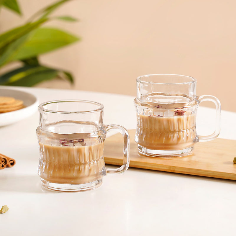 Transparent Tea Cup Set Of 6 165ml