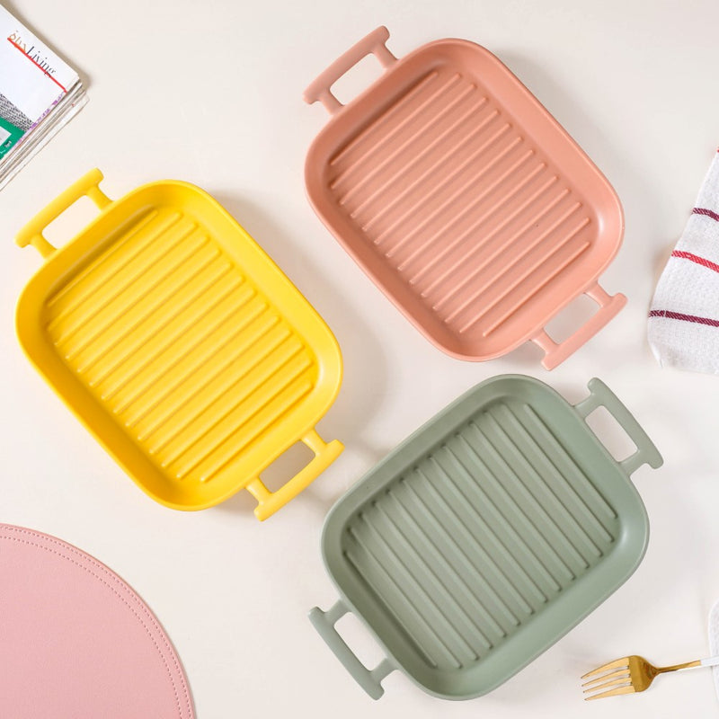 Baking Plate with Handle - Baking Dish