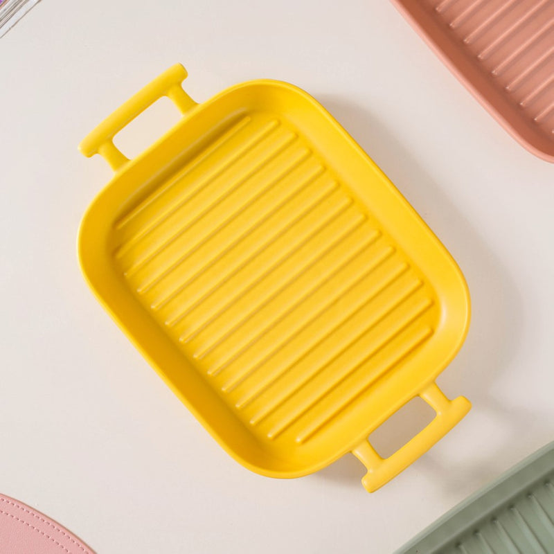 Baking Plate with Handle - Baking Dish