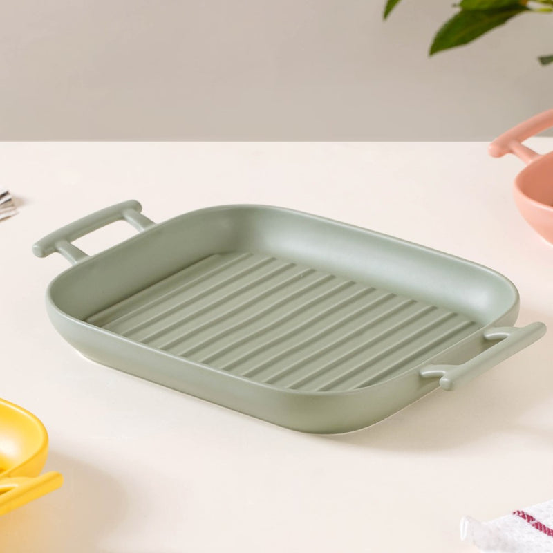 Baking Plate with Handle - Baking Dish
