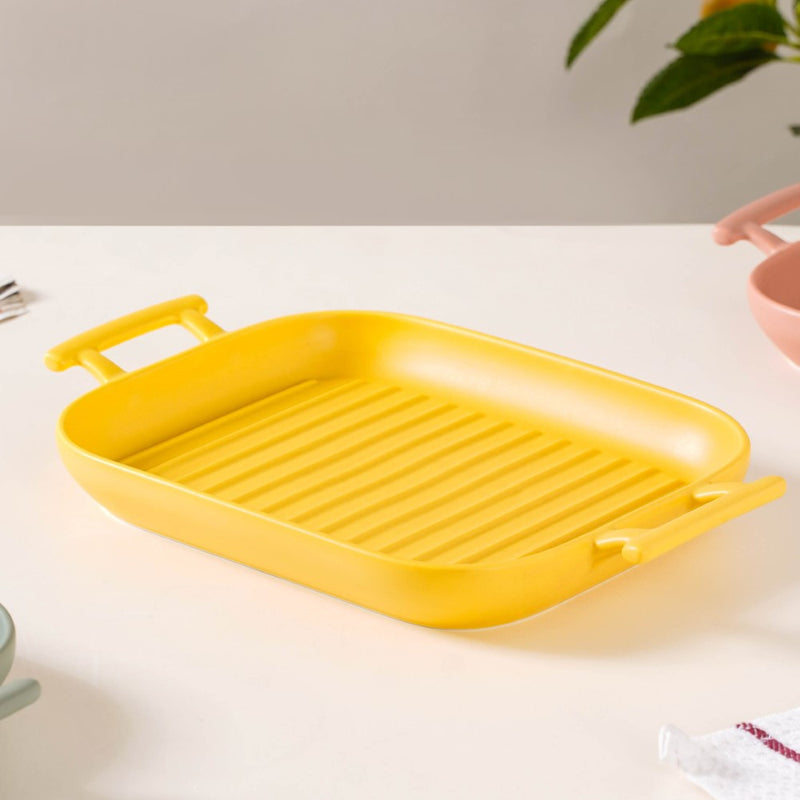 Baking Plate with Handle - Baking Dish