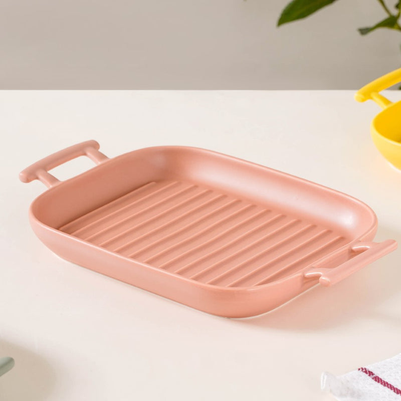 Baking Plate with Handle - Baking Dish