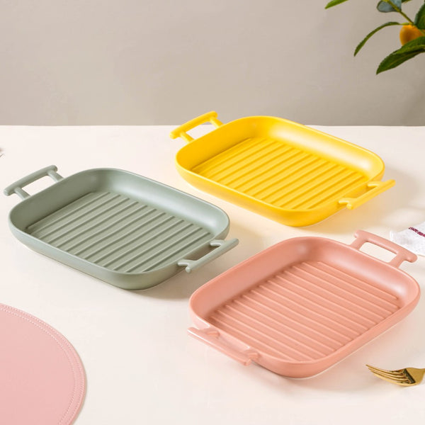 Baking Plate with Handle - Baking Dish