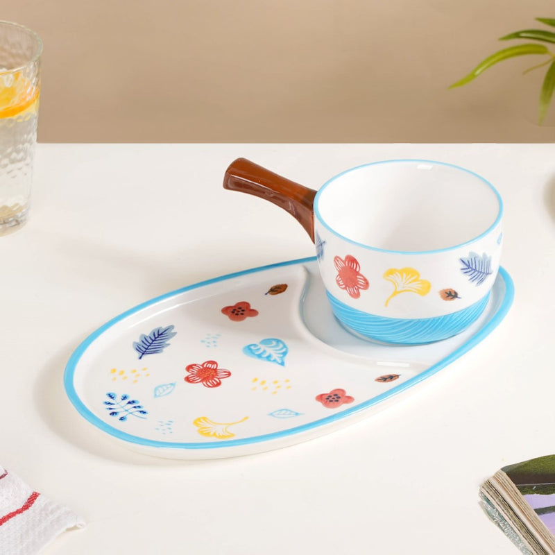 Pot and Tray Set - Soup bowl, serving bowl set, noodle bowl, plates and bowls | Bowls for dining table & home decor