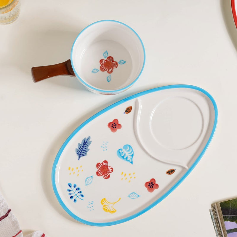 Pot and Tray Set - Soup bowl, serving bowl set, noodle bowl, plates and bowls | Bowls for dining table & home decor