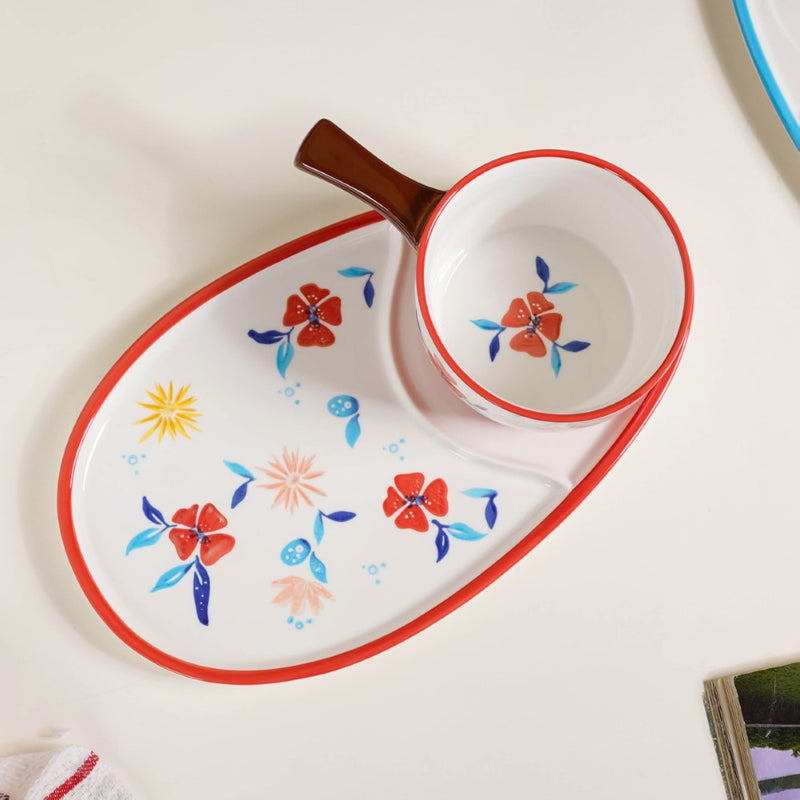 Pot and Tray Set - Soup bowl, serving bowl set, noodle bowl, plates and bowls | Bowls for dining table & home decor