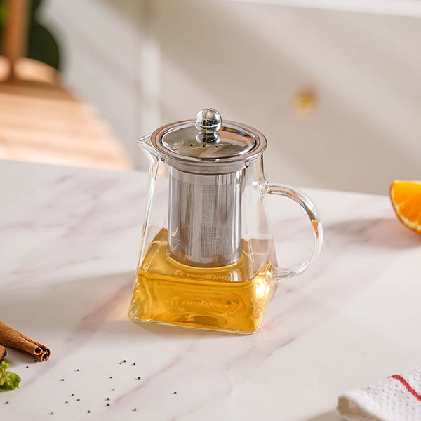 Glass Teapot with Infuser - Medium - Teapot, kettle, tea kettle | Teapot for Dining table & Home decor