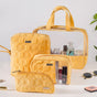 Multipurpose Travel Kit Set Of 4 Yellow