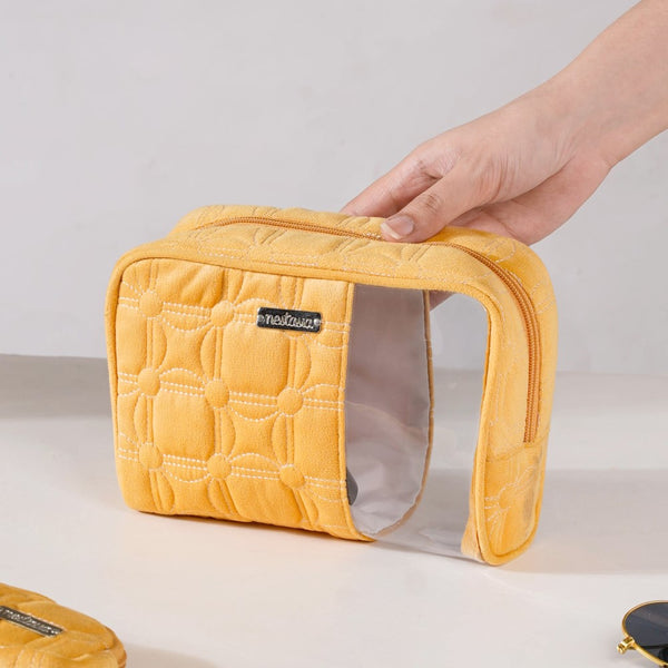 Multipurpose Travel Kit Set Of 4 Yellow