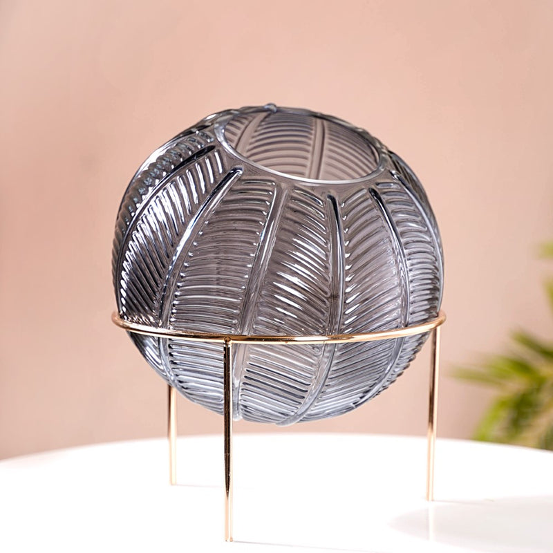 Large Globe Vase - Flower vase for home decor, office and gifting | Home decoration items