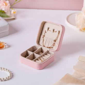 Mini Jewellery Storage Box Pink