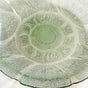 Tinted Glass Dinner Plate Set Of 6 Olive Green 25cm