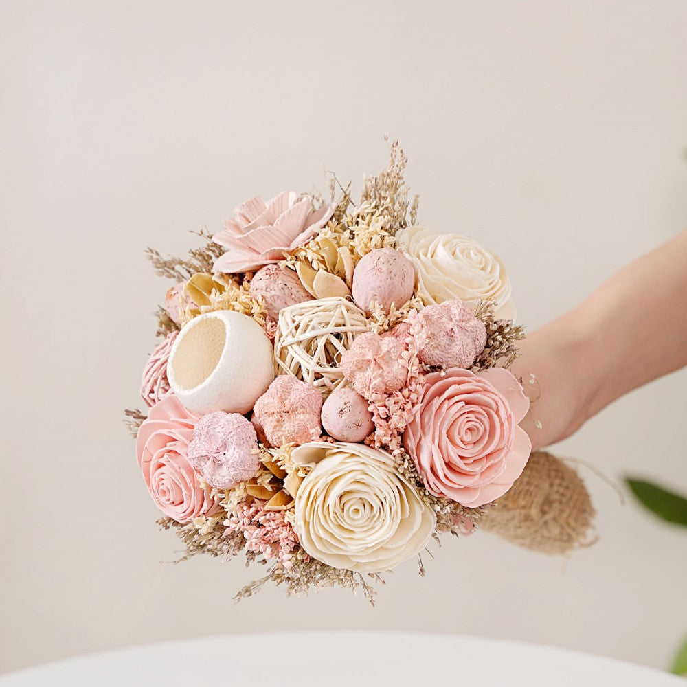 Dried Pink Flowers, Floral Bunches & Bouquets