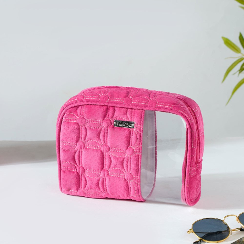 Travel Bag Pouch Set Of Pink