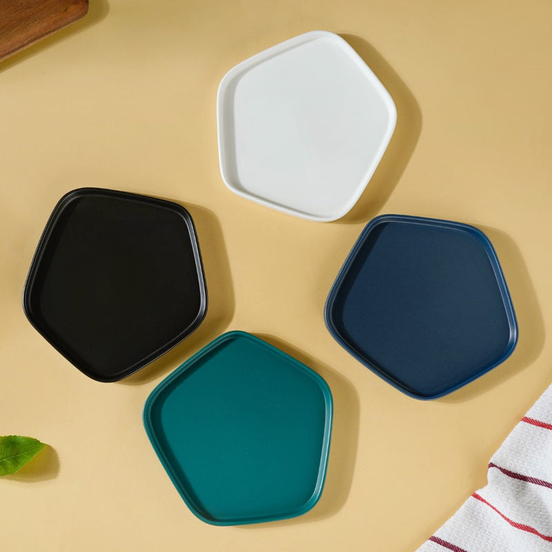 Pentagon Snack Plate - Serving plate, snack plate, dessert plate | Plates for dining & home decor