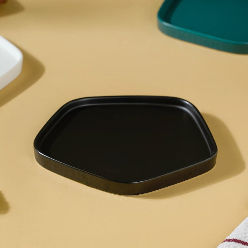 Pentagon Snack Plate - Serving plate, snack plate, dessert plate | Plates for dining & home decor