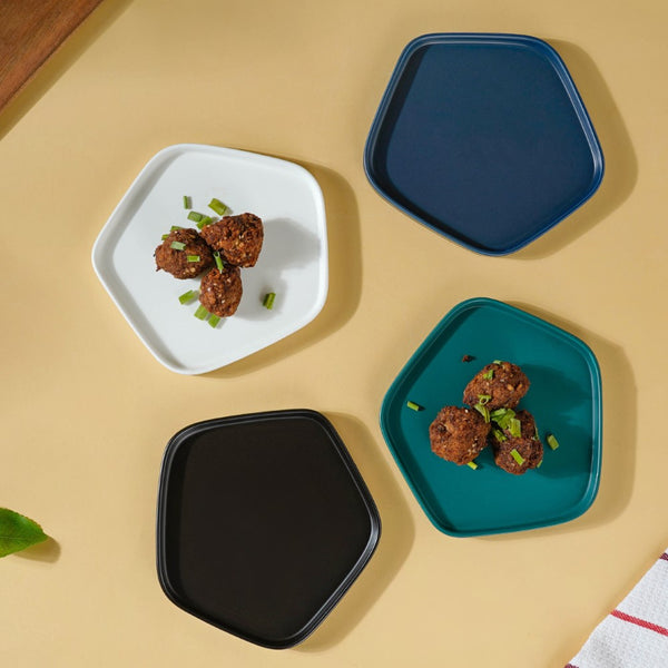 Pentagon Snack Plate - Serving plate, snack plate, dessert plate | Plates for dining & home decor