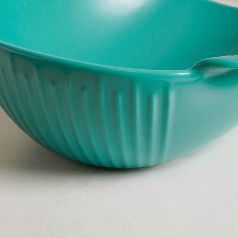 Serving Platter With Handles - Bowl, ceramic bowl, serving bowls, noodle bowl, salad bowls, bowl for snacks, baking bowls, large serving bowl, bowl with handle | Bowls for dining table & home decor