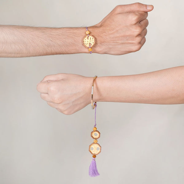 Sustainable Blossoms Rakhi Gifts Set Of 4