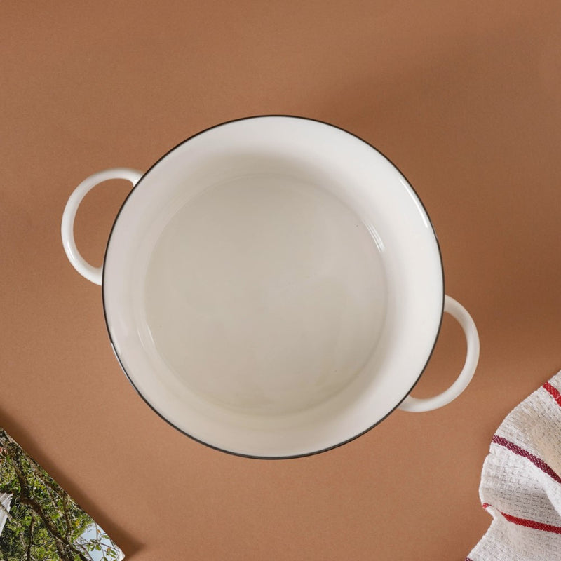 White Serving Bowl - Bowl, ceramic bowl, serving bowls, noodle bowl, salad bowls, bowl for snacks, baking bowls, large serving bowl, bowl with handle | Bowls for dining table & home decor