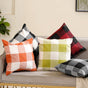 Checked Cushion Cover Set of 2