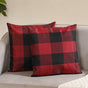 Checked Cushion Cover Set of 2