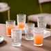 Embossed Tall Water Glass Set of 6 350ml