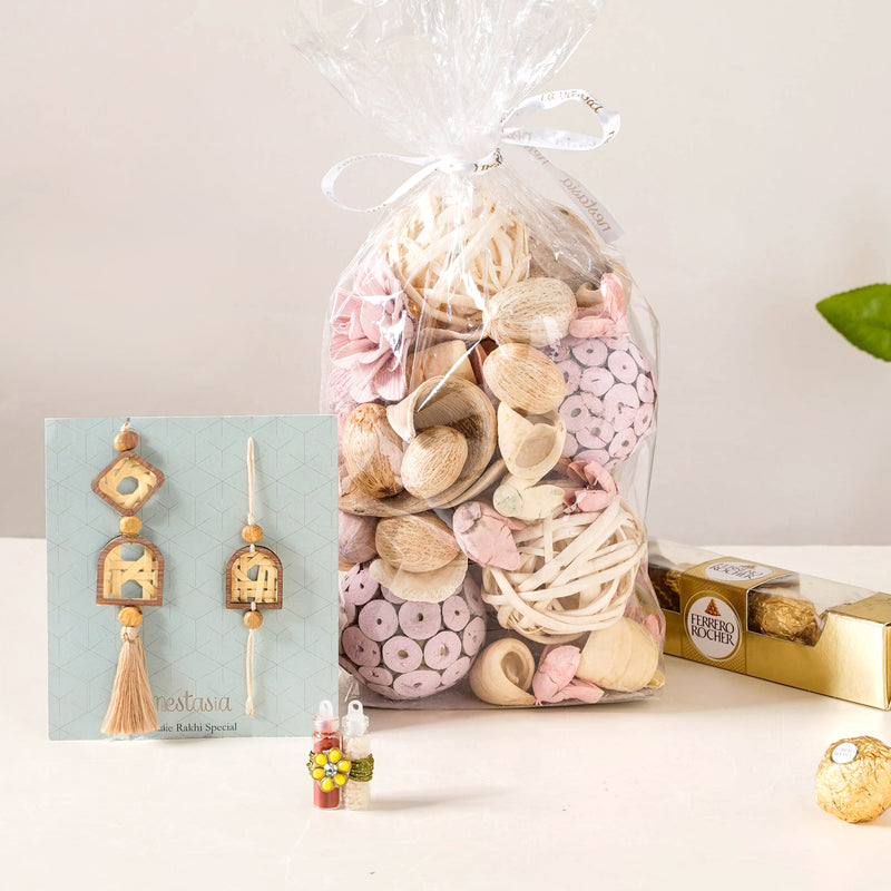 Eco Potpourri Rakhi Hamper Set Of 4