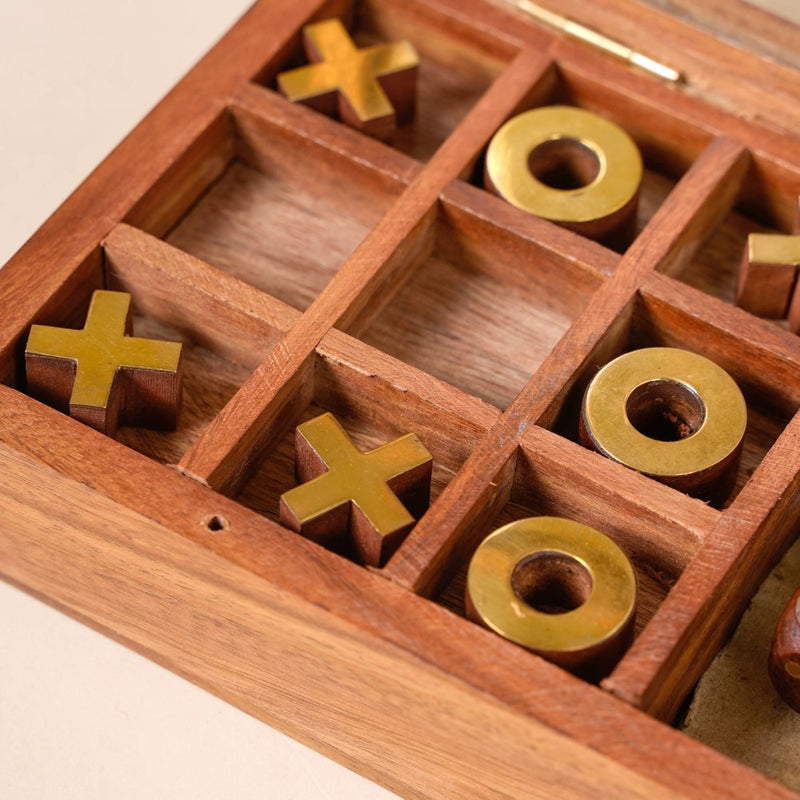 3 in 1 Portable Game Wooden Box Set