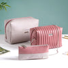 Travel Bags For Women Set of 3 Pink
