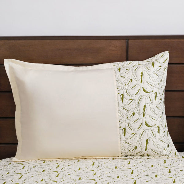 Quilted King Size Bed Cover Off-White