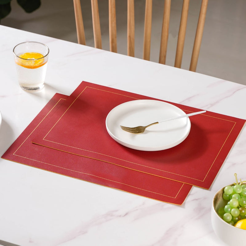 Leather Placemat Set of 2
