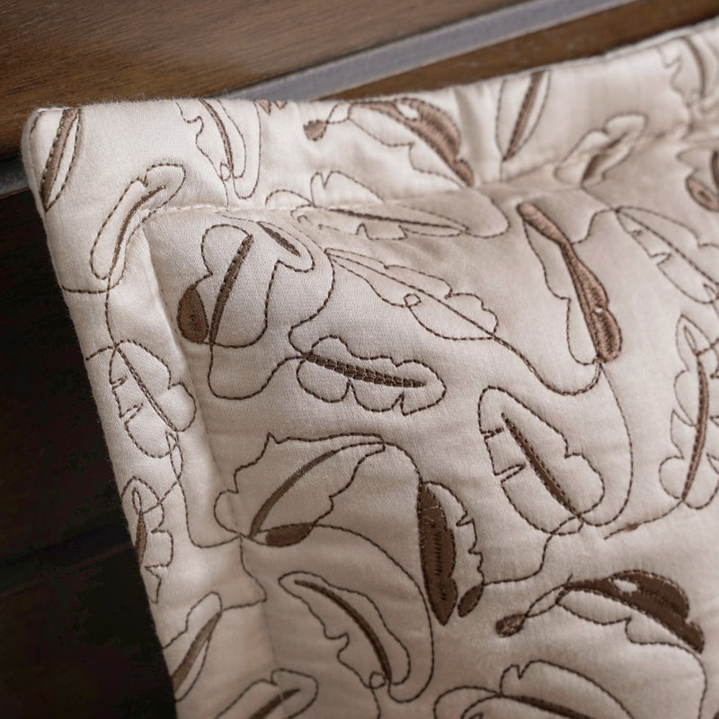 Premium King Size Bed Cover Beige