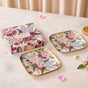 Vintage Blooms Serving Platter Set Of 2 In Gift Box