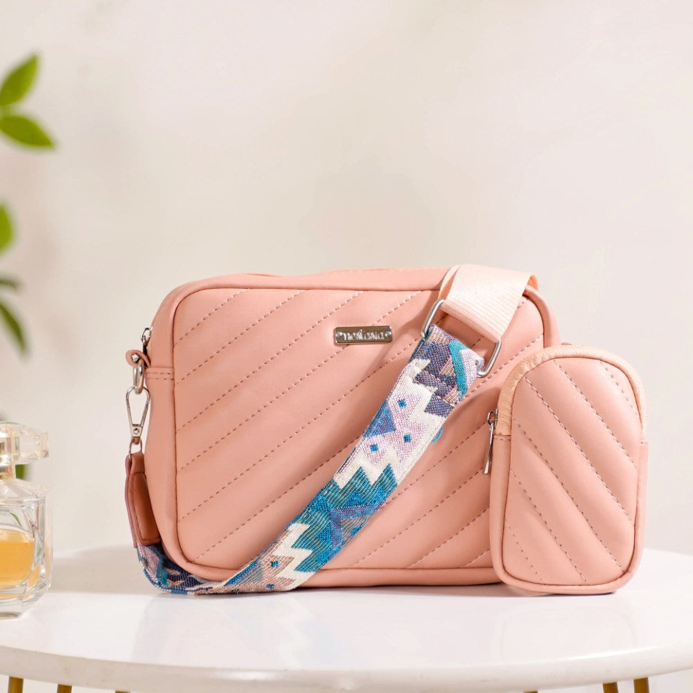 Buy KEEP IT CLOSER PINK SLING BAG for Women Online in India